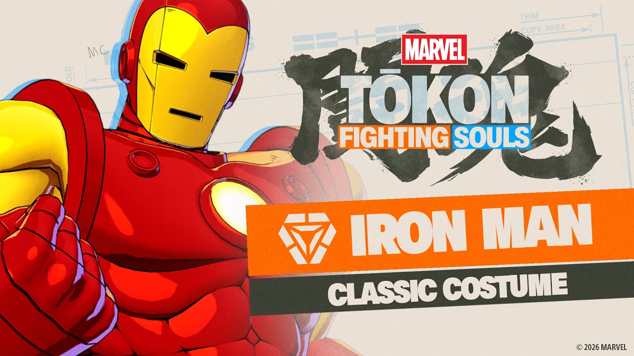 MARVEL Tōkon: Fighting Souls destaca traje clássico de Iron Man