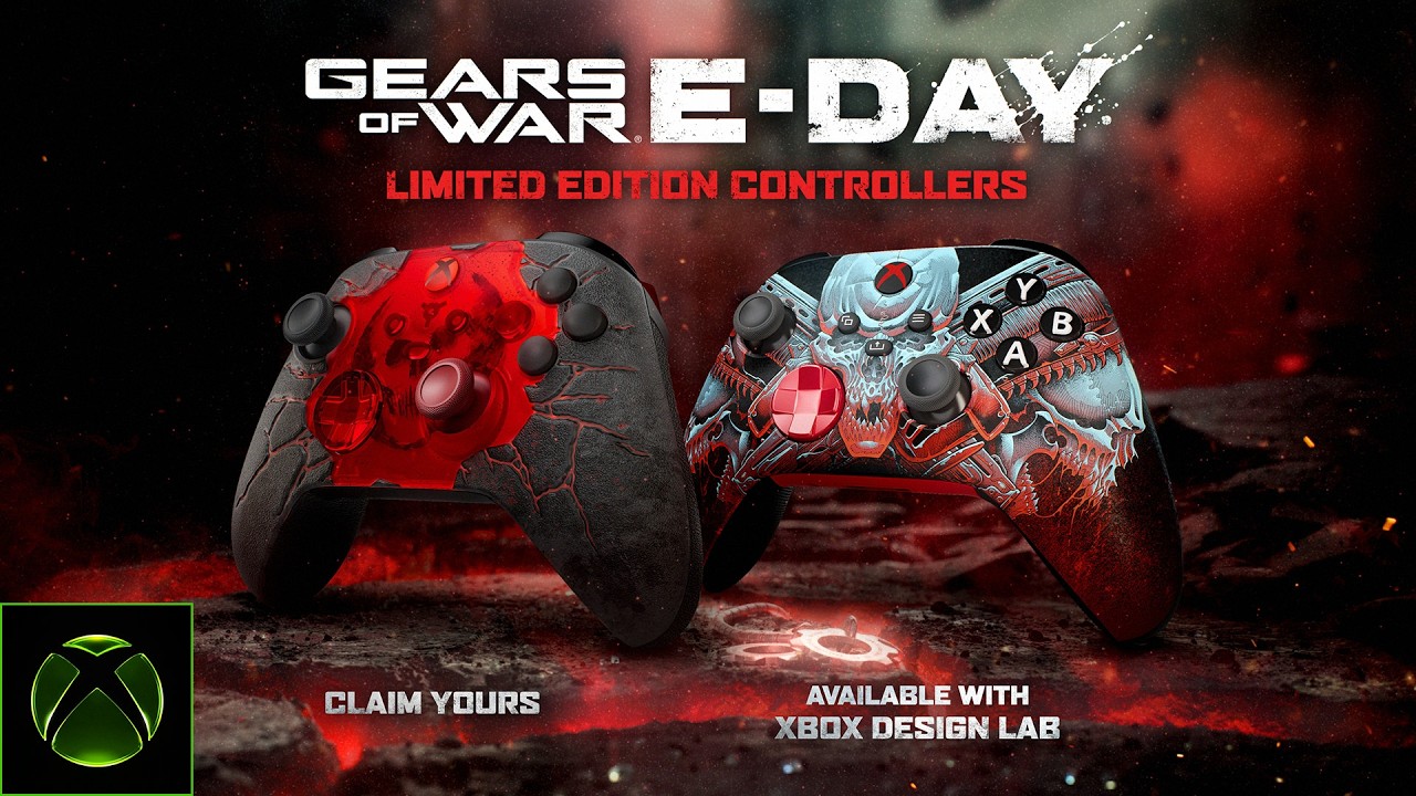 Xbox revela controle limited edition de Gears of War: E-Day