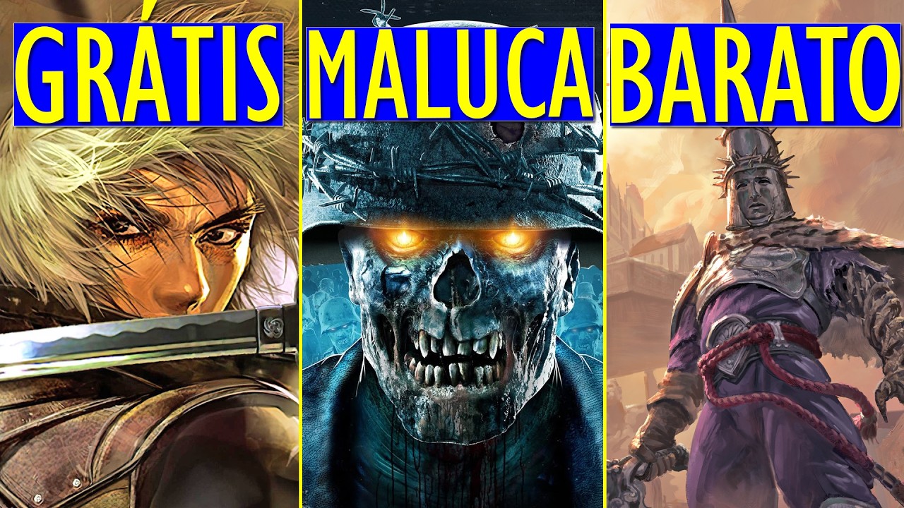 Steam recebe jogos grátis e promoções com preços a partir de R$ 2,79