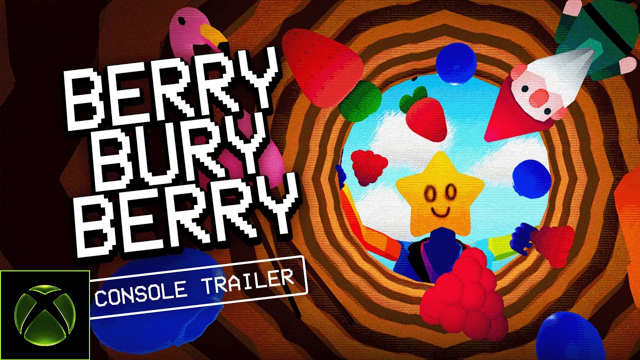 Xbox destaca Berry Bury Berry em trailer de lançamento