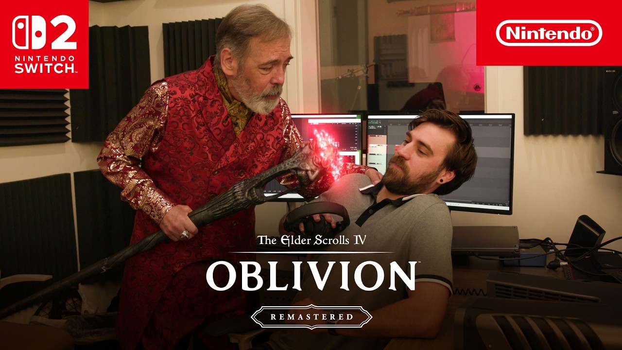 Oblivion Remastered ganha destaque de Sheogorath no Switch 2
