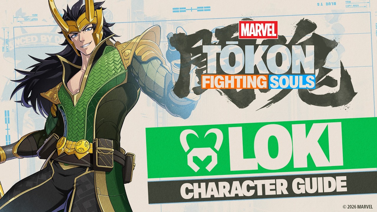 MARVEL Tōkon: Fighting Souls destaca Loki em guia oficial de personagem