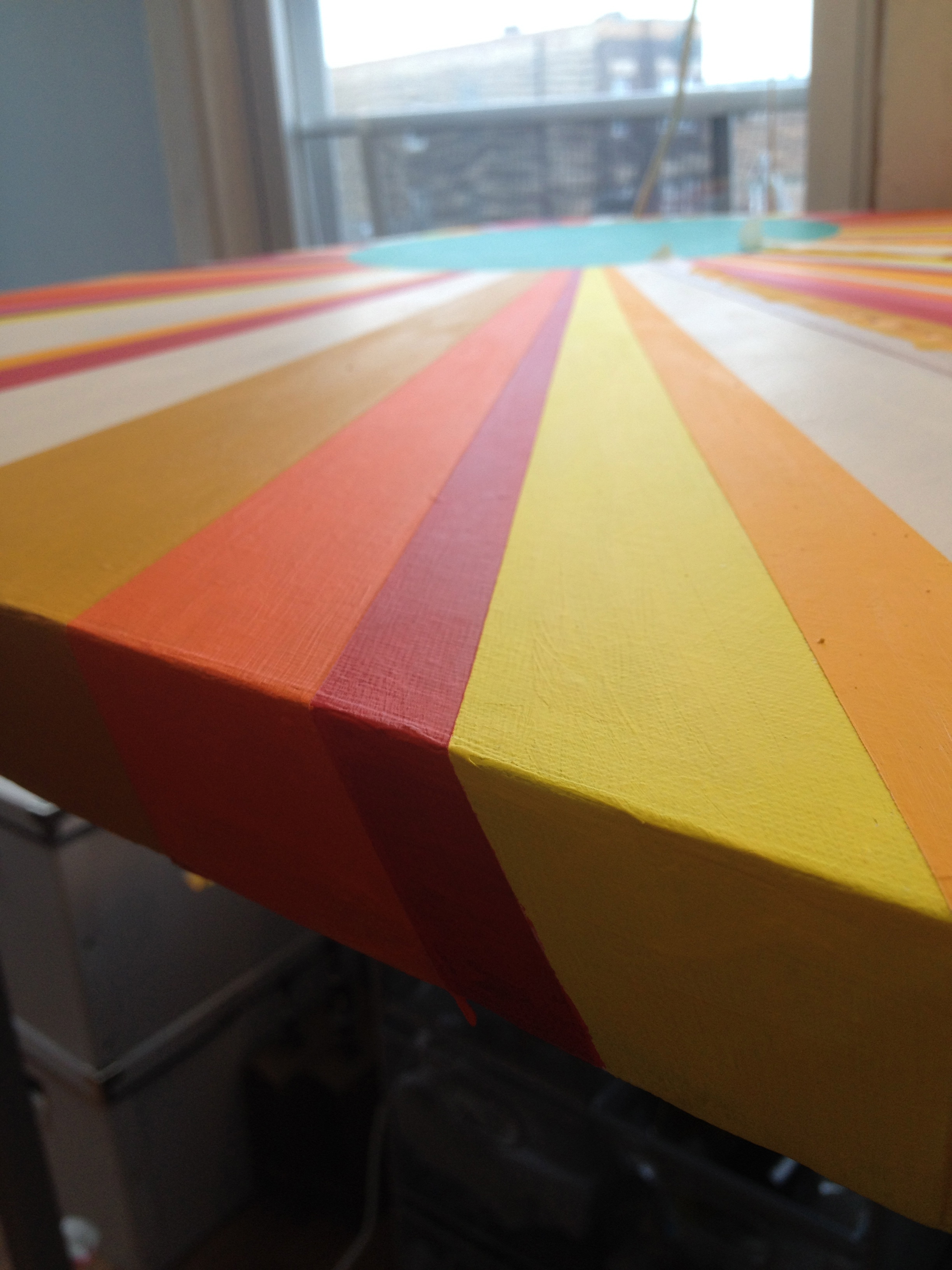 Sunburst in progress