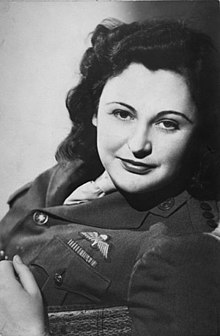 The legendary Nancy Wake who served in wartime France with Britain’s SOE (Special Operations Executive)