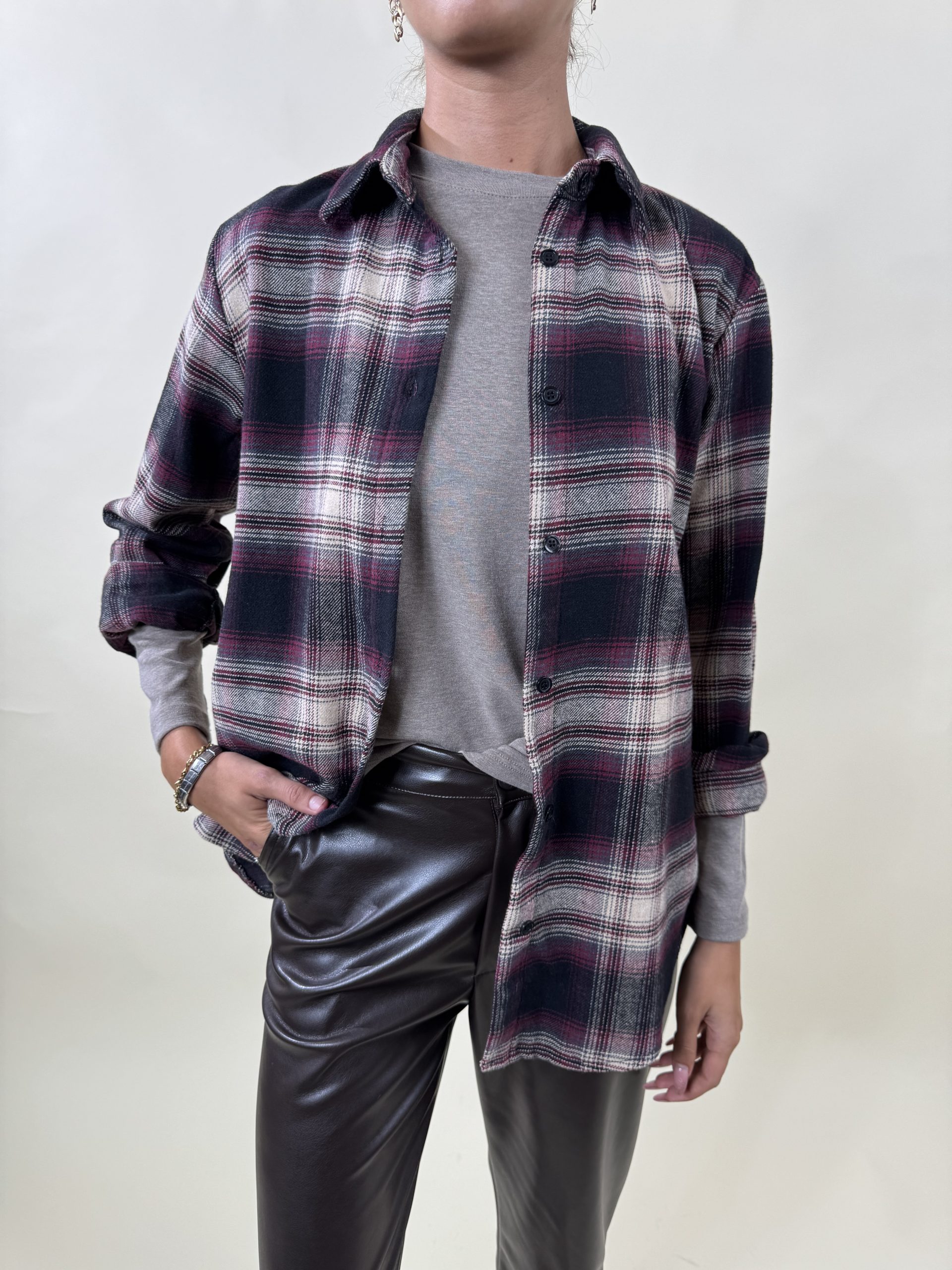 camicia COUNTRY bordeaux #9204
