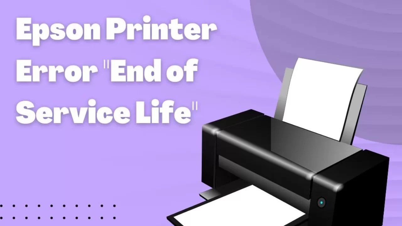 Epson Printer Error End of Service Life