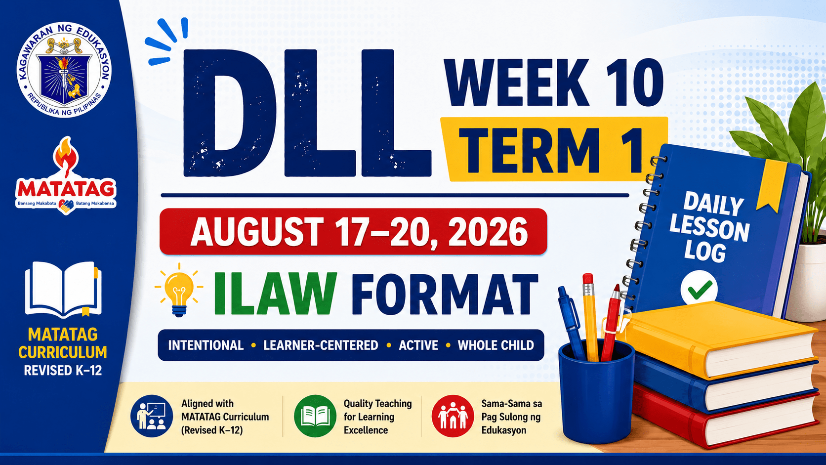 Daily Lesson Log Week 10 Term 1