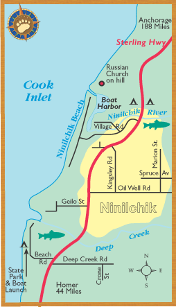 Map Of Ninilchik Alaska Ninilchik 