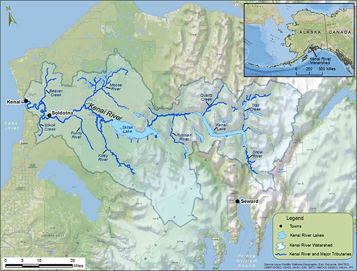 Russian River Alaska Weather At JENENGE Blog Kenai Map 