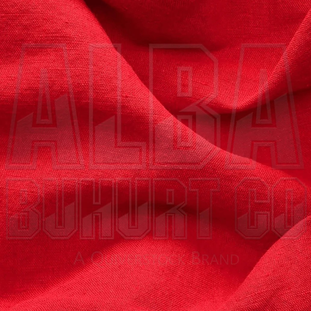 Close-up on red fabric