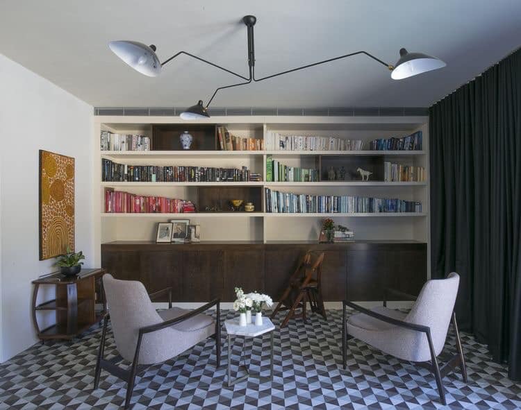 Patterned floor tiling Mosman Sydney