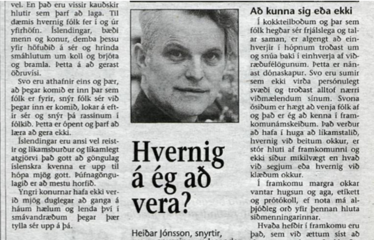 Hvernig á ég að vera?