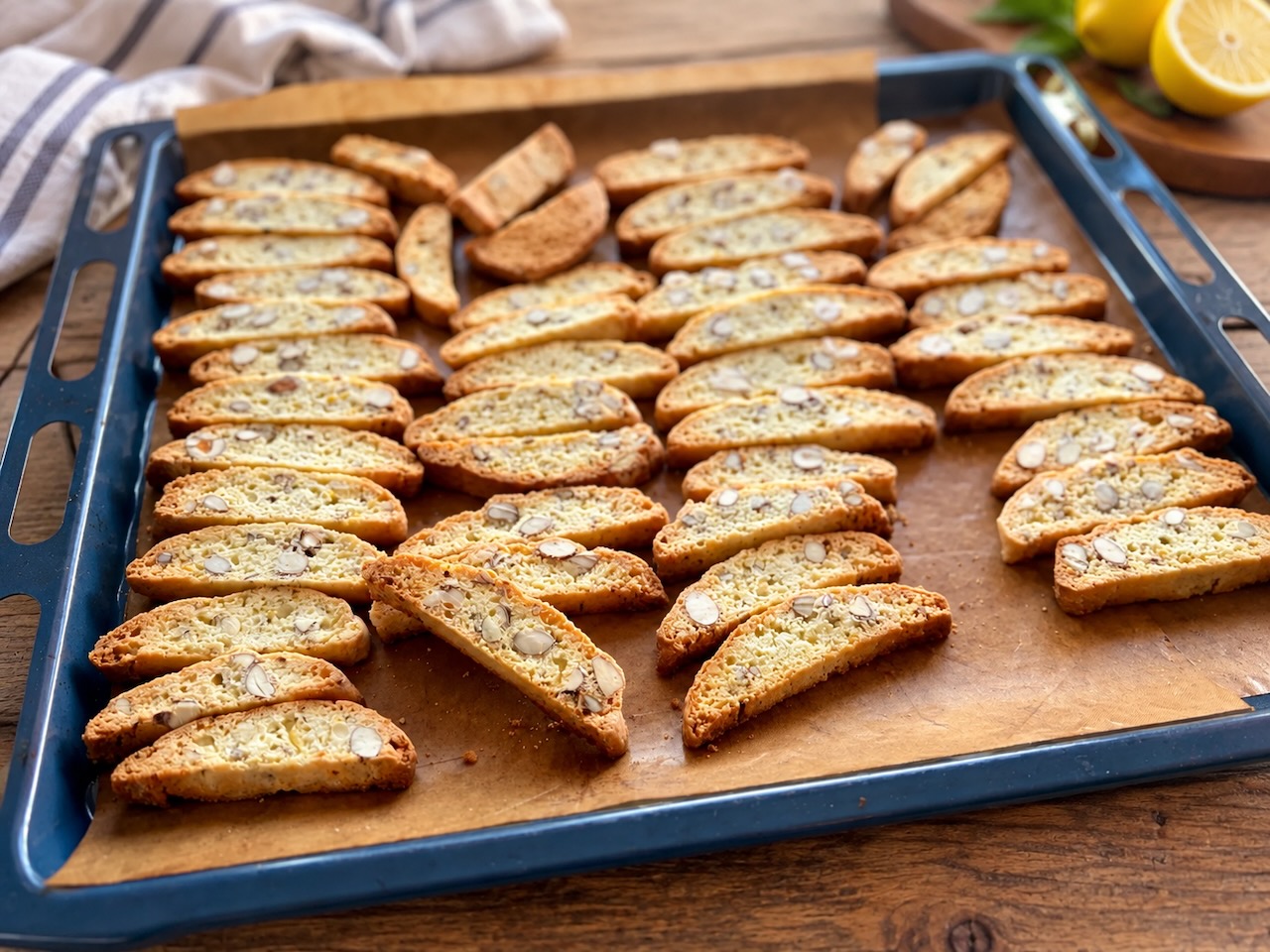 Ítalskar sítrónubiscotti