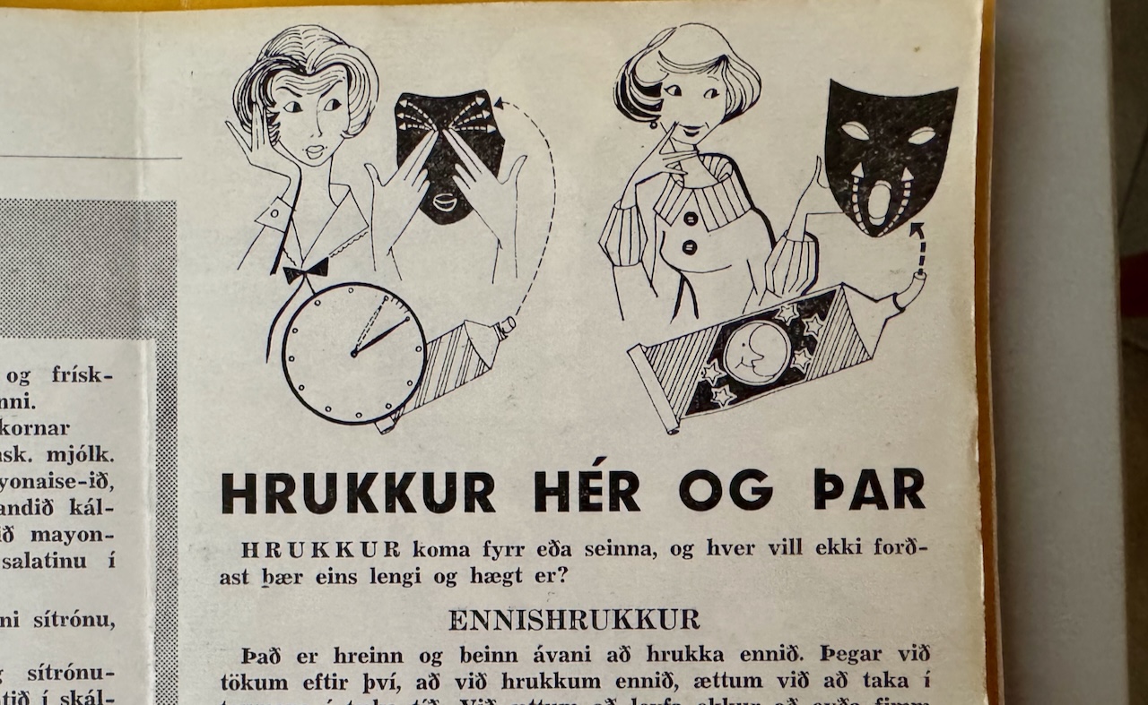 Hrukkur hér og þar