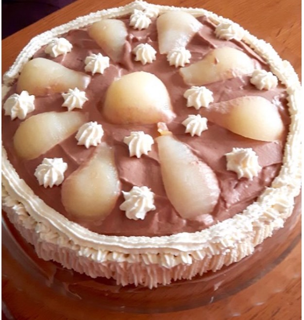 Pear Cake pear cakechocolate pear cake Icelandic pear cake canned pear dessert easy pear cake recipe pear and chocolate cake traditional pear cake vintage pear cake nostalgic dessert recipe homemade pear cake retro dessert European desserts childhood cake recipe chocolate cream filling whipped cream cake layered sponge cake pear dessert with chocolate Icelandic baking family celebration cake old-fashioned pear cake how to make a pear cake with chocolate cream easy pear cake recipe with canned pears traditional Icelandic pear cake recipe best pear and chocolate dessert nostalgic cake recipe from childhood simple pear cake you can make at home pear cake with whipped cream topping soft sponge cake with pears and chocolate classic European dessert with canned fruit Icelandic dessert recipes from the past