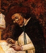 Dettaglio del ritratto di Ugone di Provenza, dipinto da Tommaso da Modena nel 1352