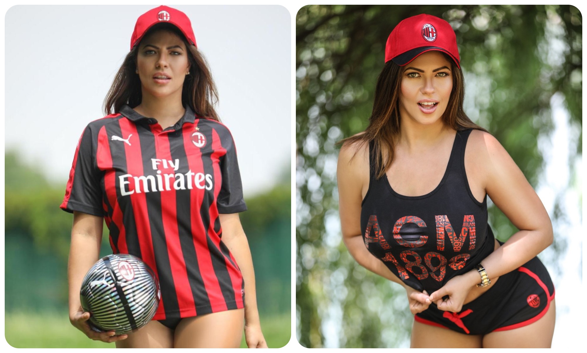 Fabiana Britto, tifozja e flaktë e Milanit para dhe pas lindjes (FOTO LAJM)