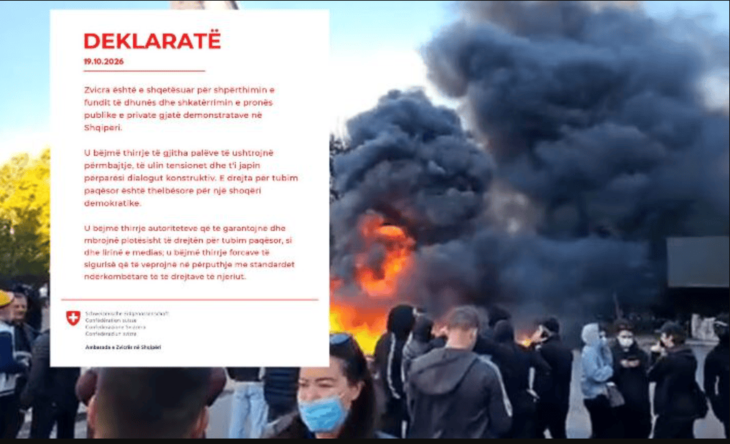 Forcat e sigurisë të veprojnë në përputhje me standardet ndërkombëtare/ Apeli i ambasadës së Zvicrës: Jemi të shqetësuar për dhunën, të mbrohet liria e medias