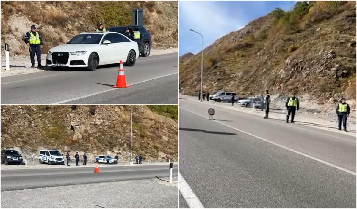 Protesta kombëtare në Tiranë, kontrolle automjeteve në rrugën e Arbrit! Policia postbllok pranë tunelit të Murrizit
