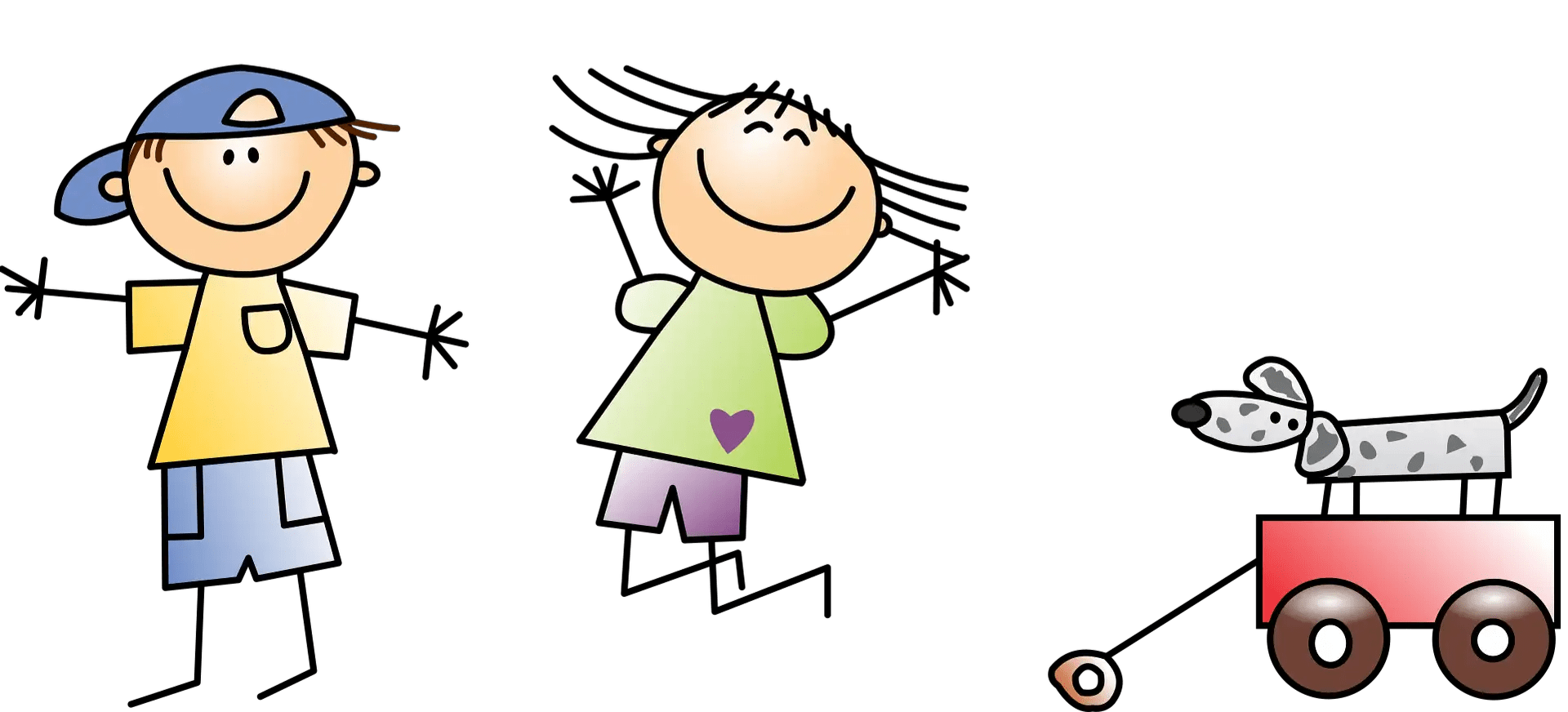 Enfants joyeux