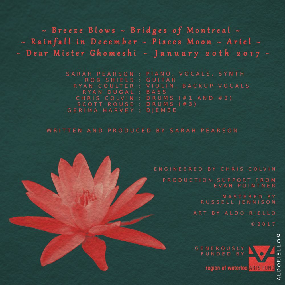 Sarah Pearson - I'd Rather Be Your Friend