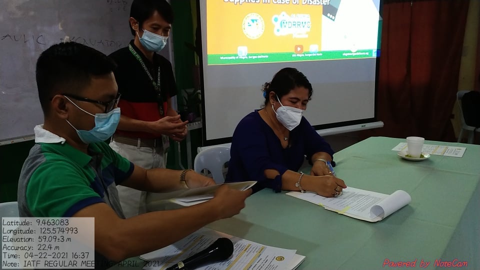 MOA Signing with Micompal Store as Local Supplier when disaster occurs
