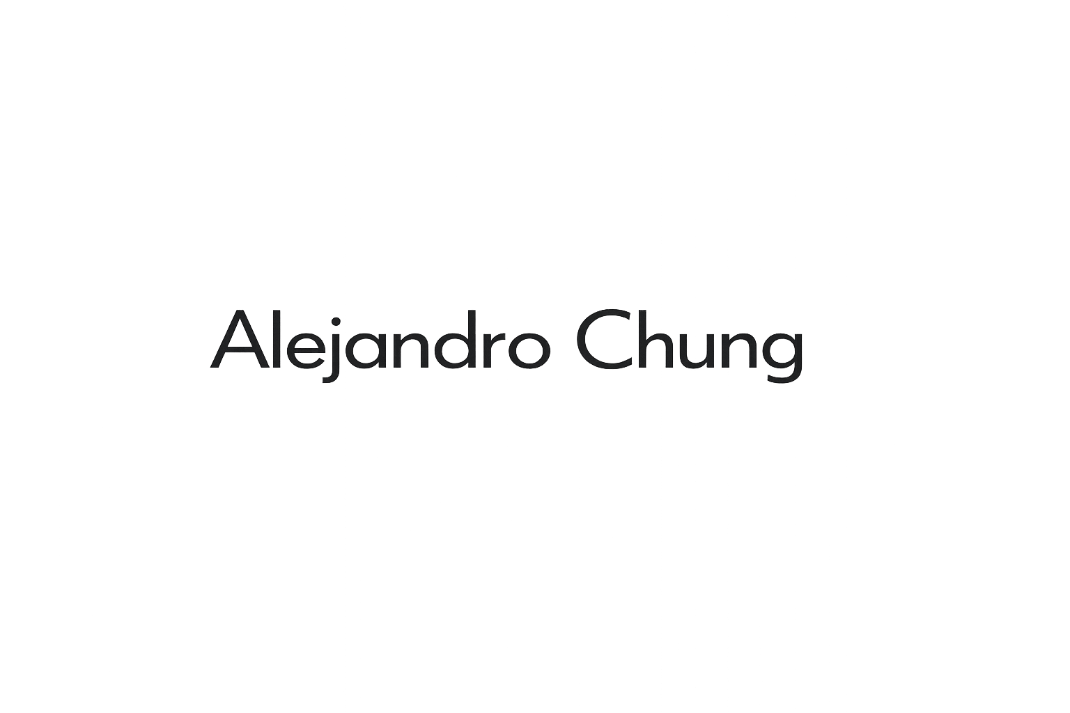 Alejandro Chung