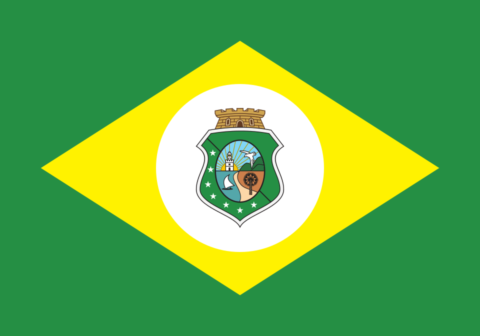 Bandeira do Ceará.