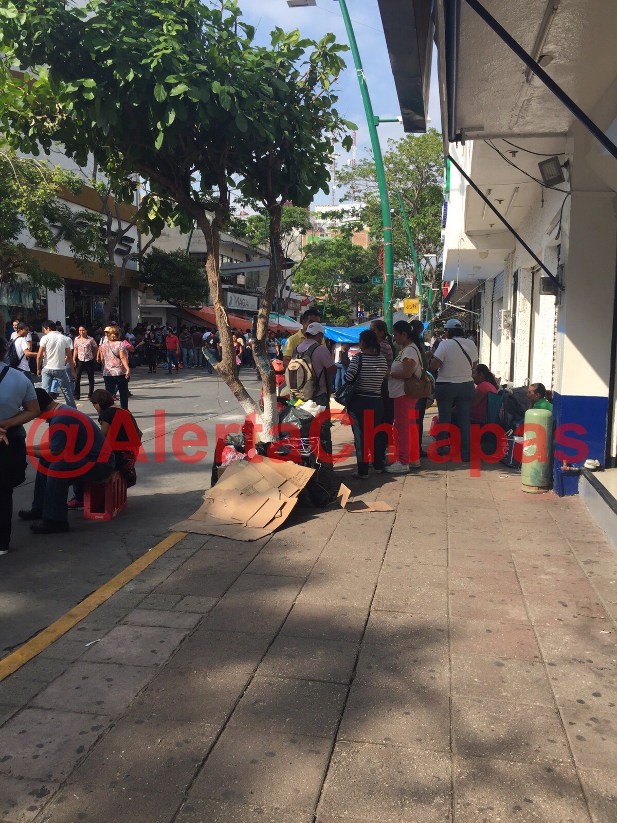 image9 Levantan plantón maestros de la secc. 7 y 40 del SNTE y la CNTE en #Tuxtla