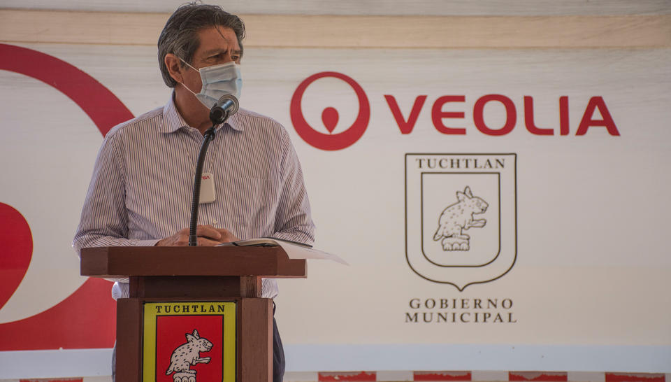 Veolia, a quien el Ayuntamiento le paga 12 mdp, le hace campaña a Carlos Morales