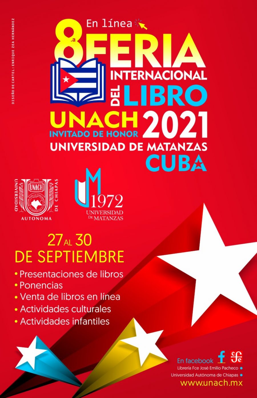 Proyecta la UNACH la 8a edición de la Feria del Libro