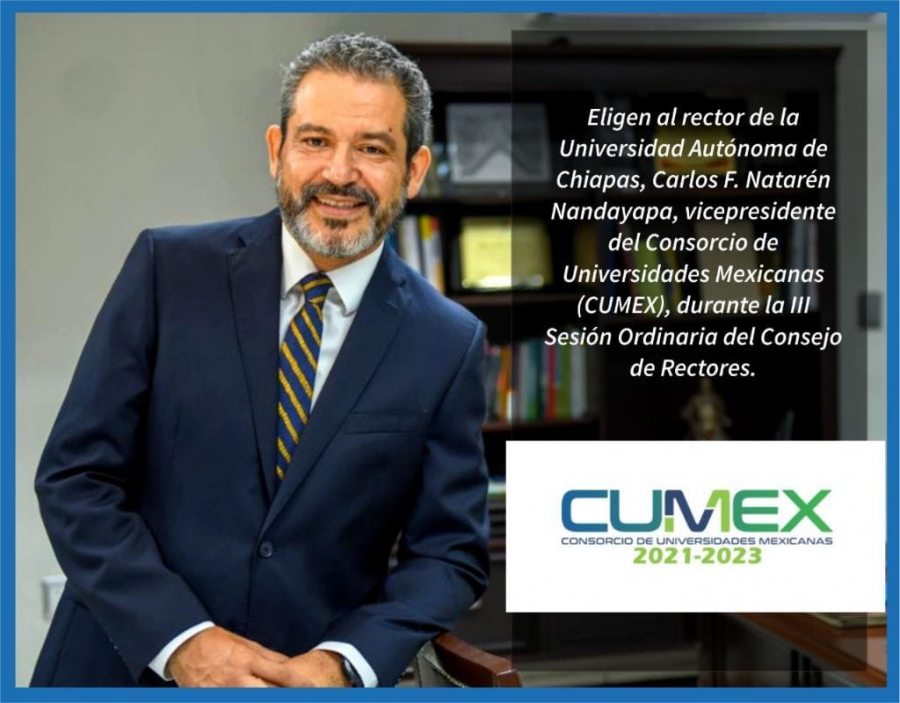 Nombran a rector de la UNACH vicepresidente del CUMEX