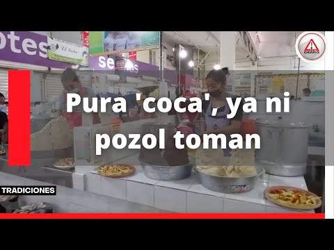 Pura ‘coca’, ya ni pozol toman