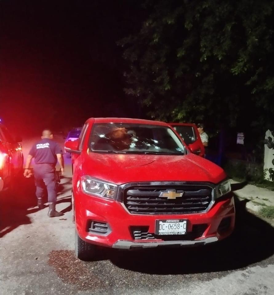 Cinco muertos en ataque armado a equipo de campaña en Mapastepec.