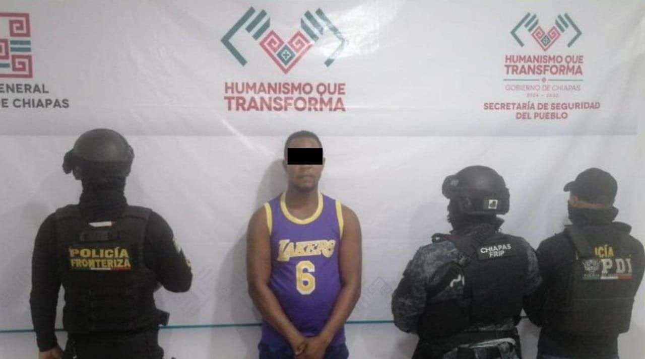 Detienen en Tapachula a brasileño acusado de extorsión contra compatriotas