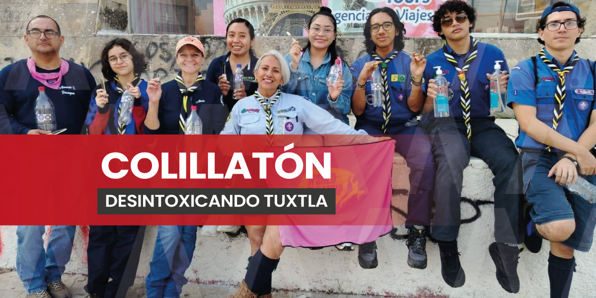 Colectivos unen esfuerzos por un Tuxtla libre de colillas