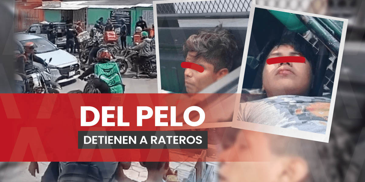 Vecinos de la Potinaspak lograron detener a asaltantes de motorepartidor