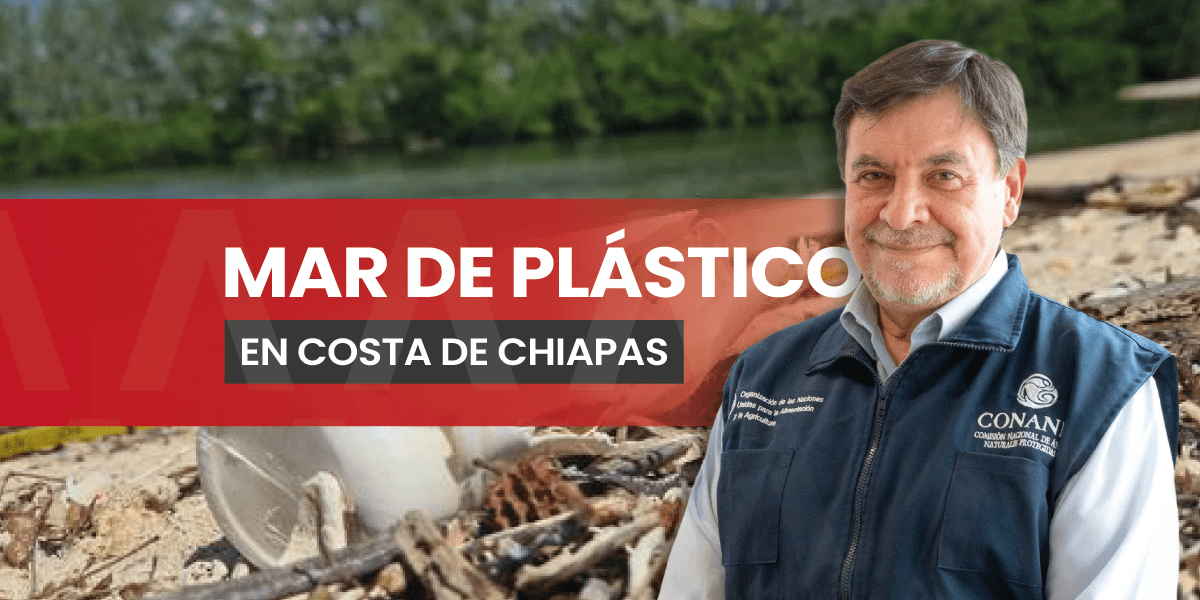 Costas chiapanecas vulnerables ante la contaminación por plásticos: Conanp
