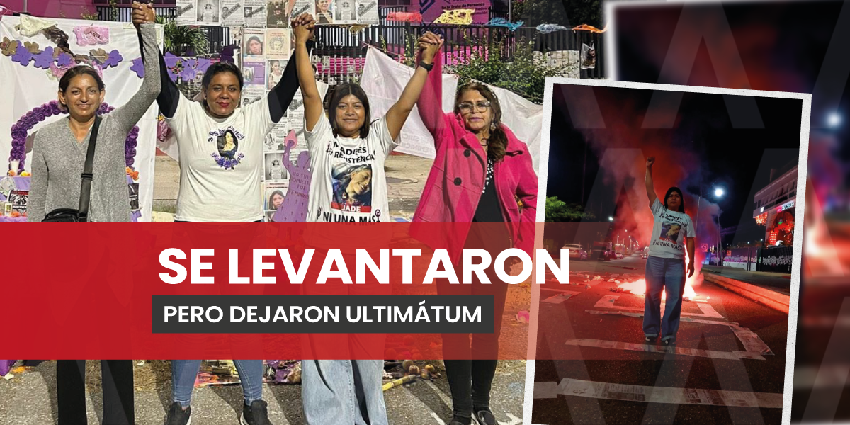Madres en Resistencia Chiapas retiran plantón