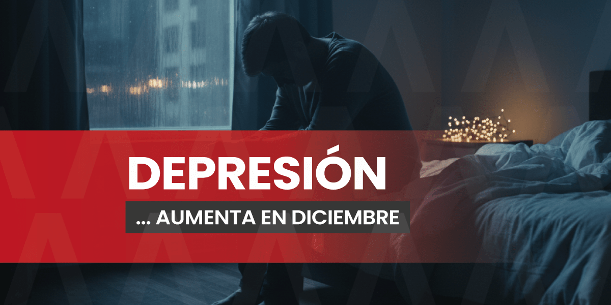 Depresión aumenta en diciembre
