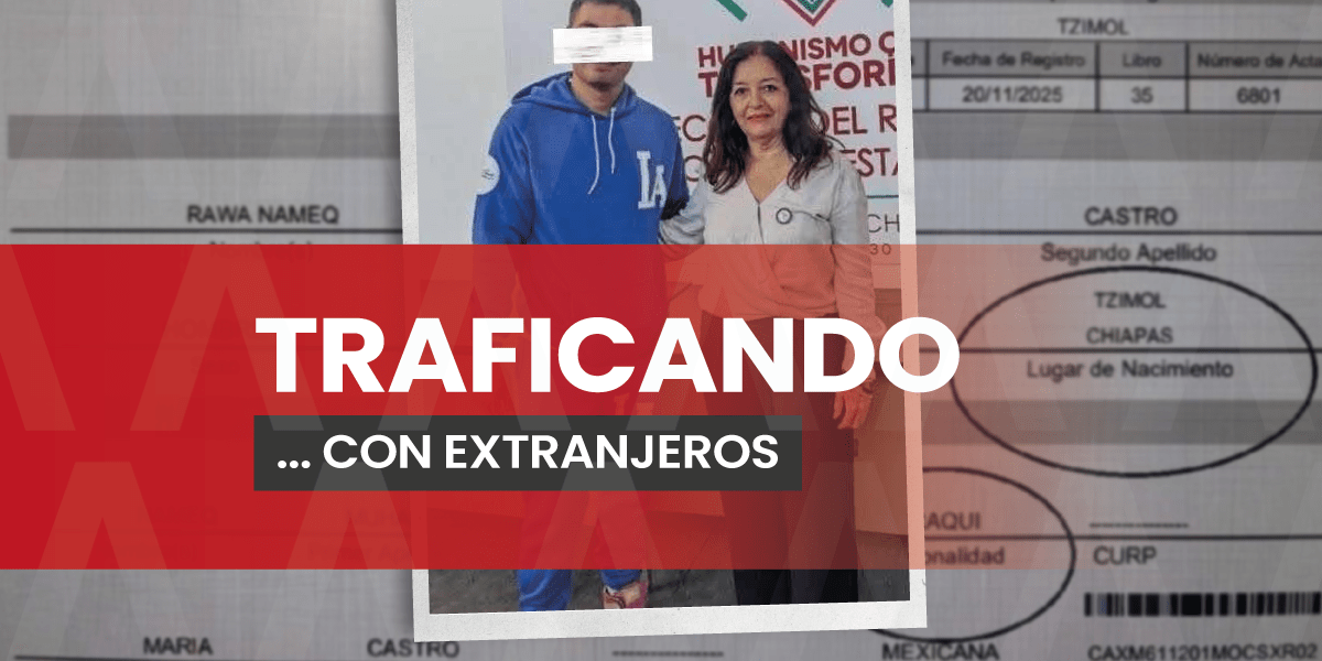 Tres detenidos en el Registro Civil de Tzimol por vender actas de nacimiento