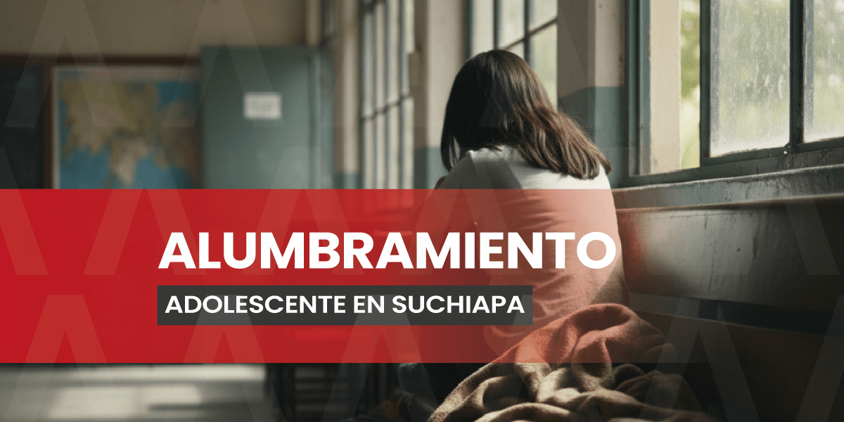 Menor de edad dio a luz dentro de una escuela preparatoria