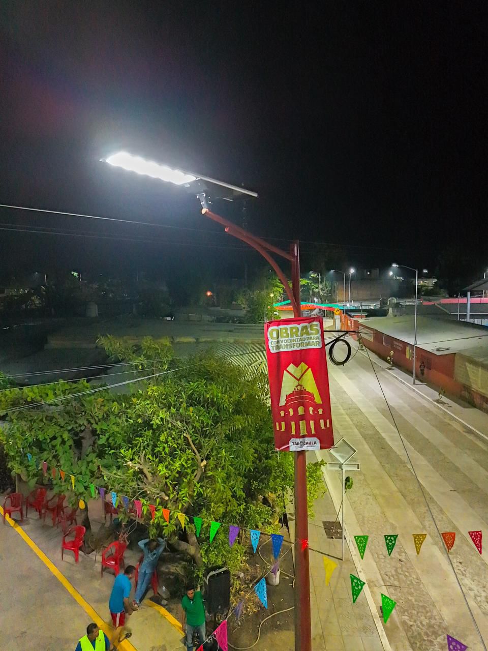 Más que Lámparas: Nuevos Postes de Alumbrado en Tapachula Contarán con Videovigilancia