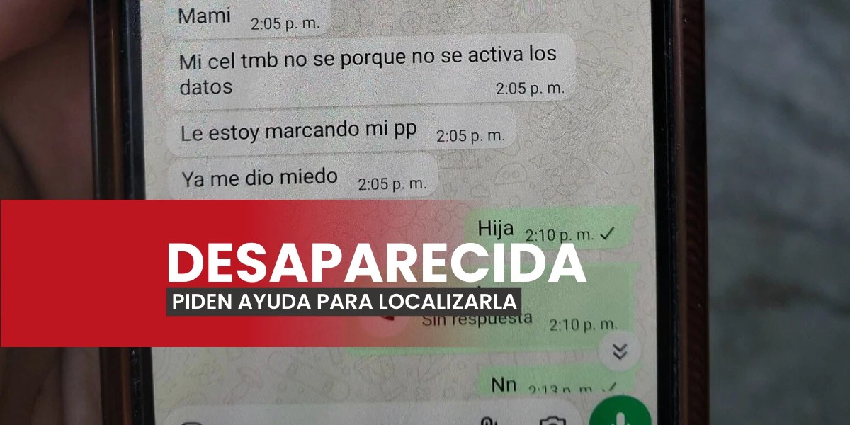 Menor de edad está desparecida en Palenque