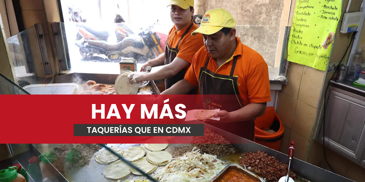Chiapas entre los cinco estados con más taquerías en México