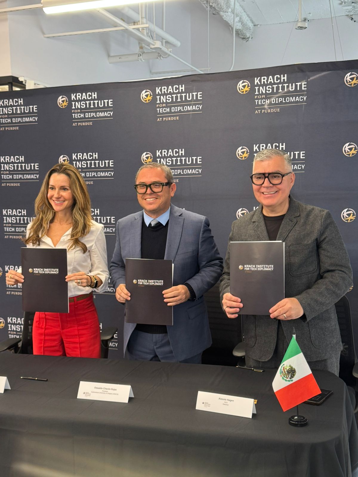 UNACH y Krach Institute for Tech Diplomacy at Purdue estrechan lazos de unidad