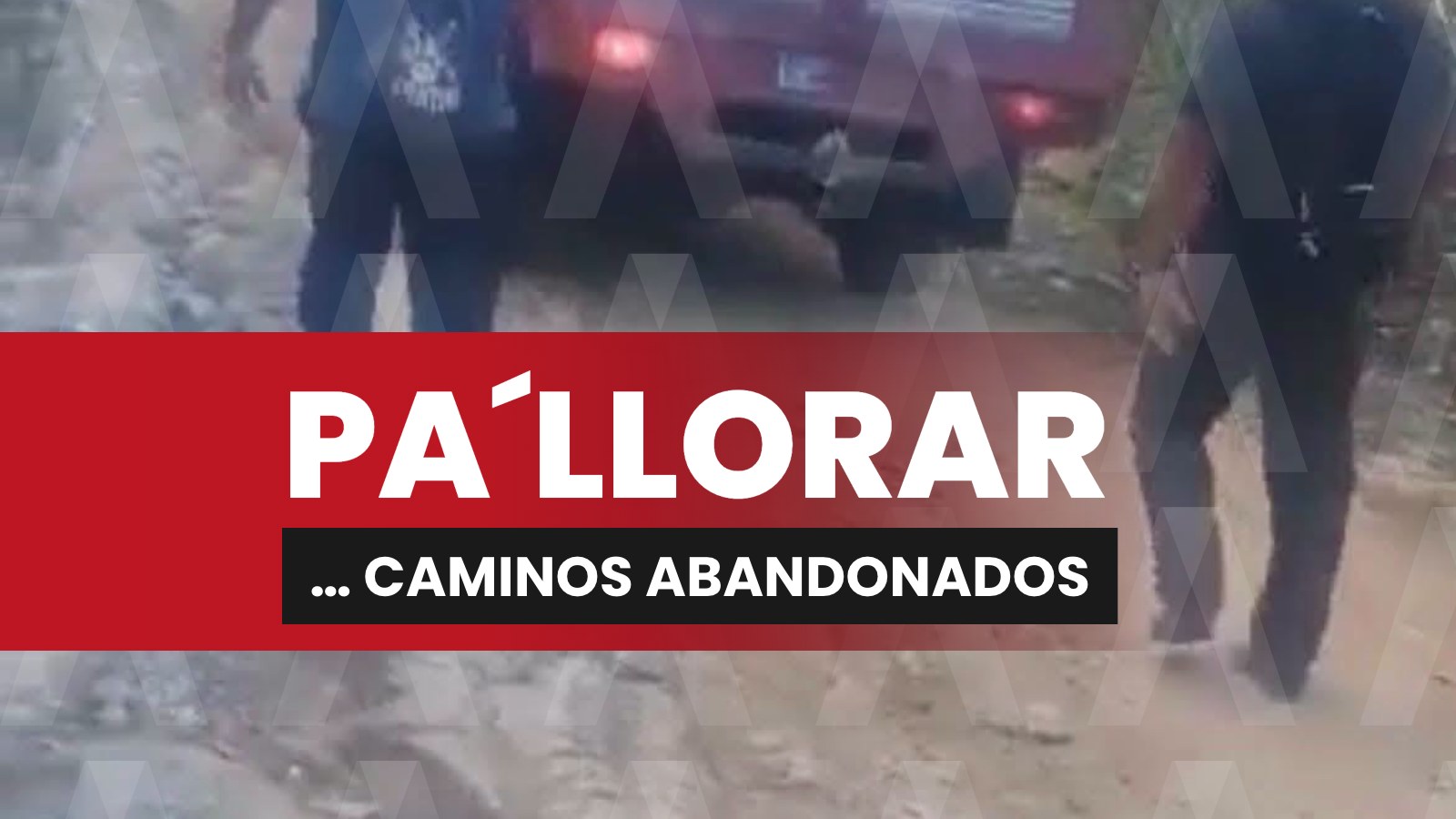 Intransitables carreteras en la zona Norte de Sabanilla
