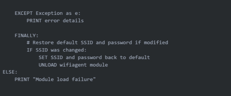 Module Unloading and Error Handling