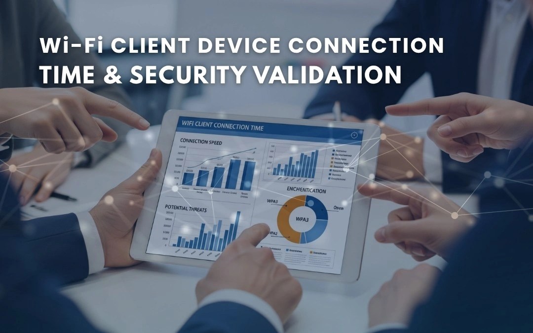 Wi-Fi Client Device Connection Time & Security Validation