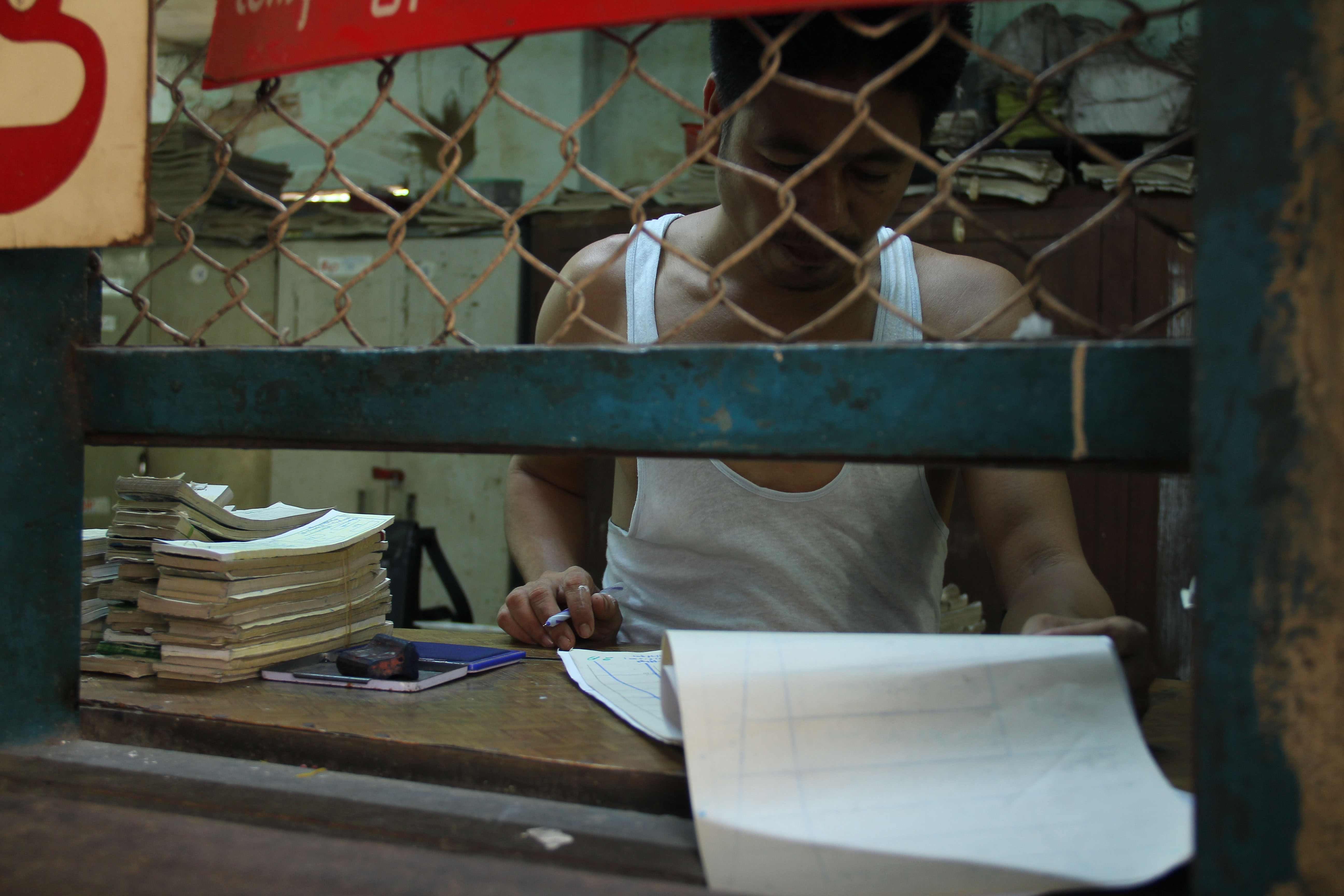 Five operators later, we've finally gotten a person who's got what we needed - 2 upper class overnight train tickets to Mandalay.